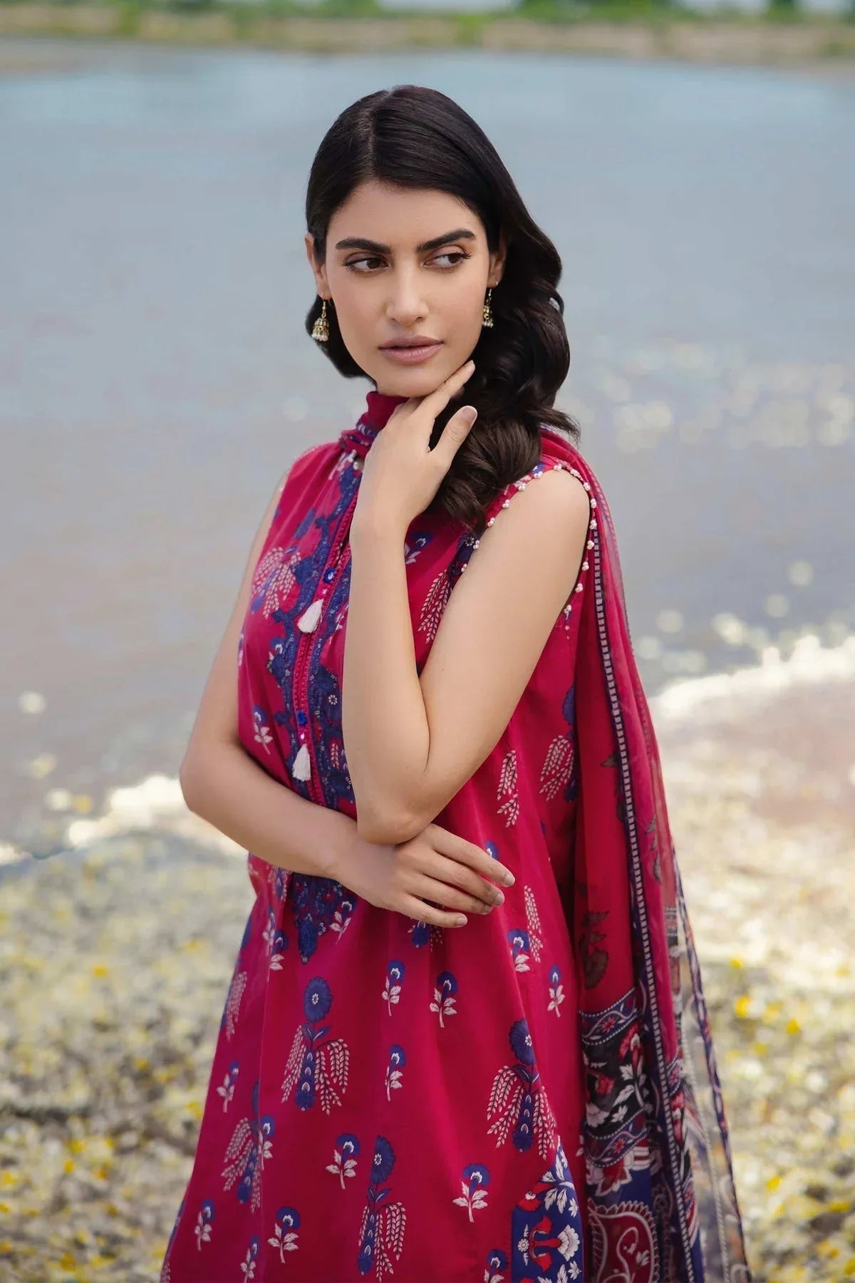 Maria b | M Basics Lawn | 412-B - Rang-e-Khaas