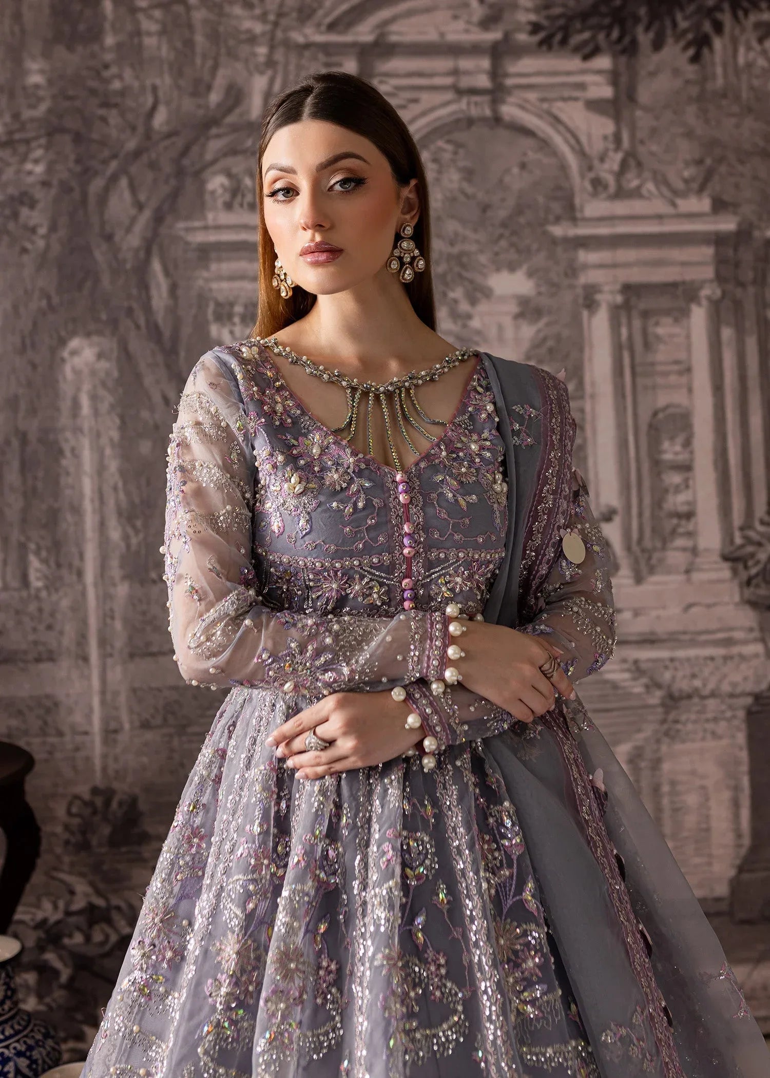 Maria Osama Khan | Mystara Wedding Festive | Lyra - Rang-e-Khaas