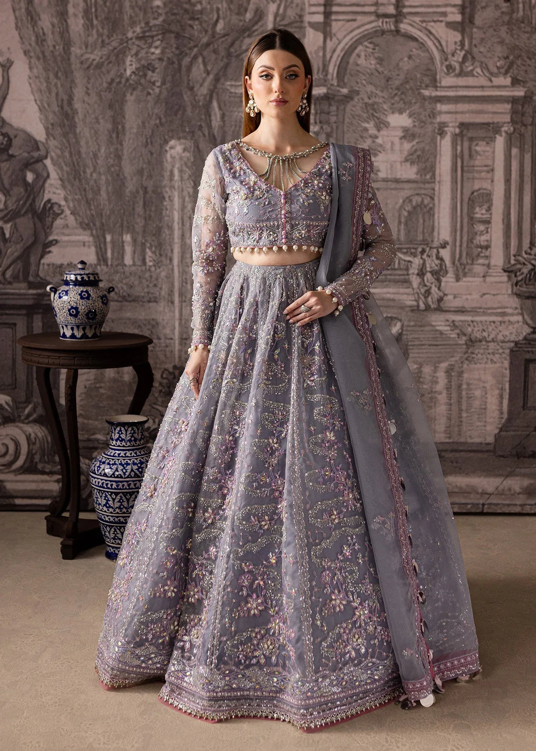 Maria Osama Khan | Mystara Wedding Festive | Lyra - Rang-e-Khaas