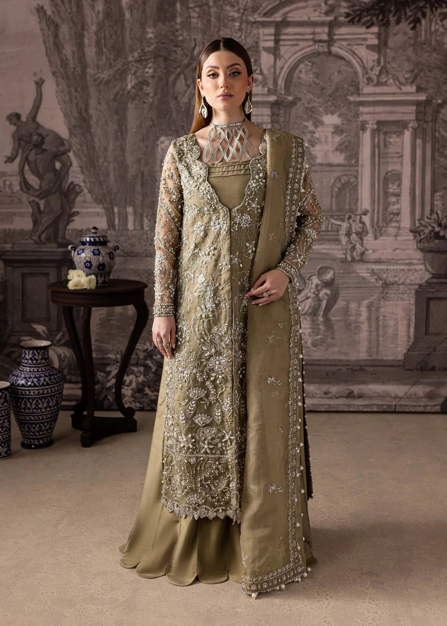 Maria Osama Khan | Mystara Wedding Festive | Oraya - Rang-e-Khaas