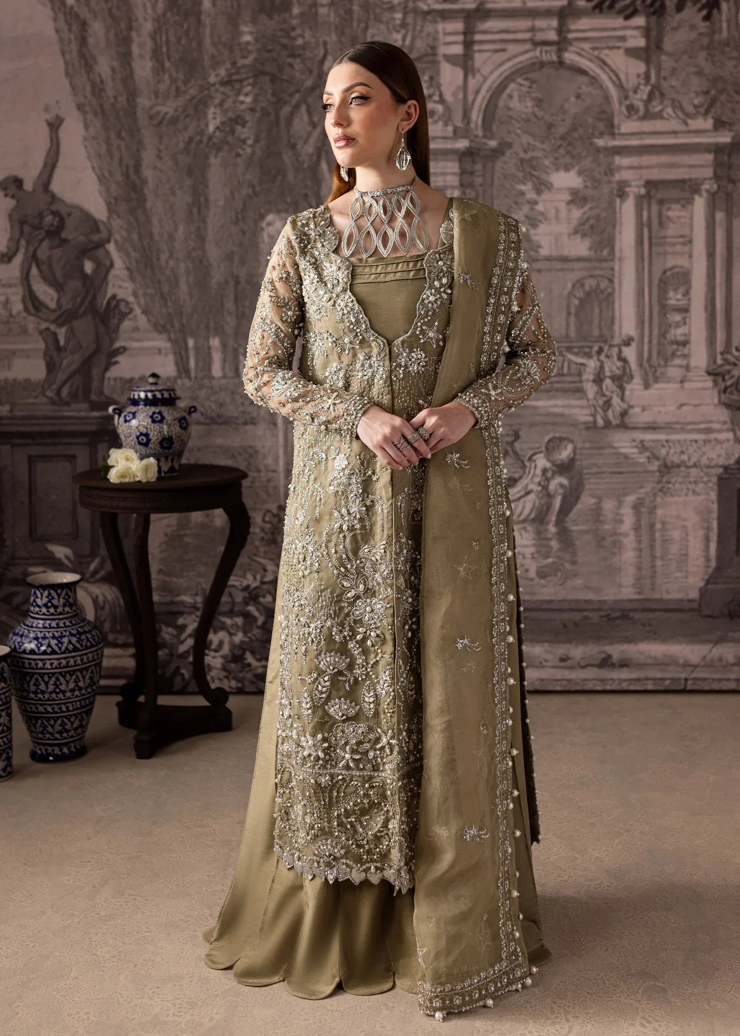 Maria Osama Khan | Mystara Wedding Festive | Oraya - Rang-e-Khaas