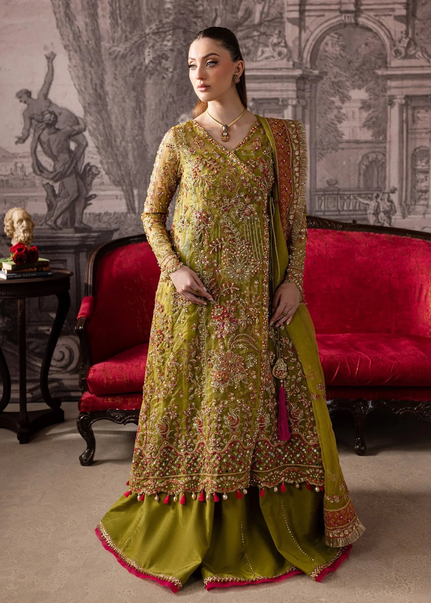 Maria Osama Khan | Mystara Wedding Festive | Noir - Rang-e-Khaas