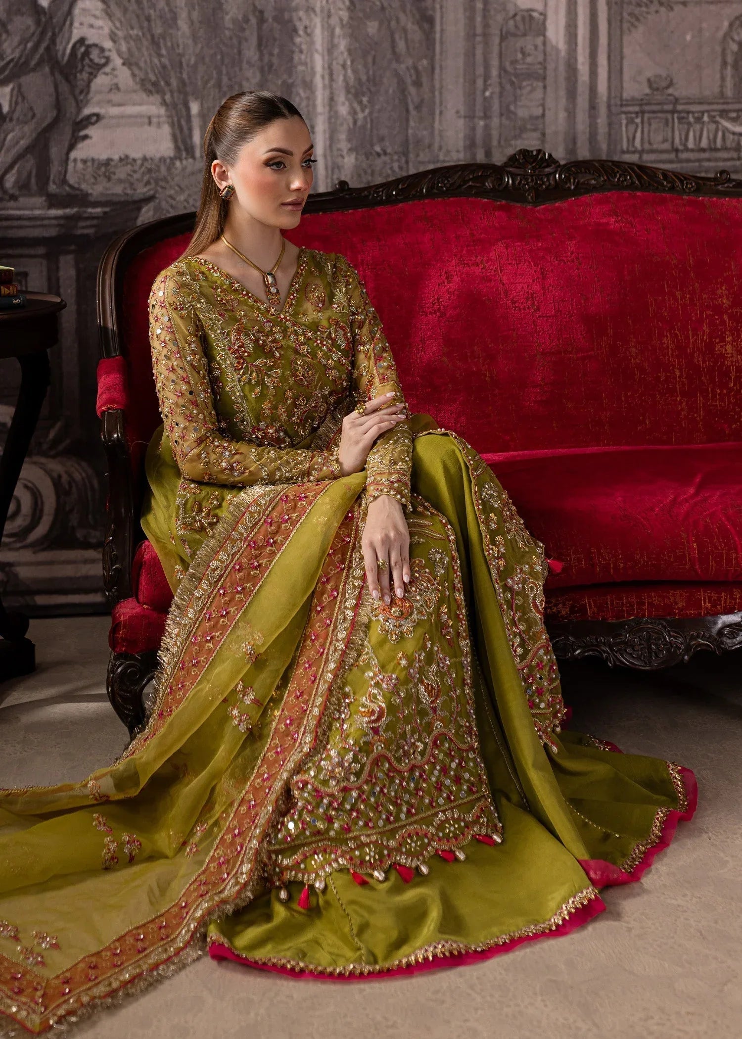 Maria Osama Khan | Mystara Wedding Festive | Noir - Rang-e-Khaas