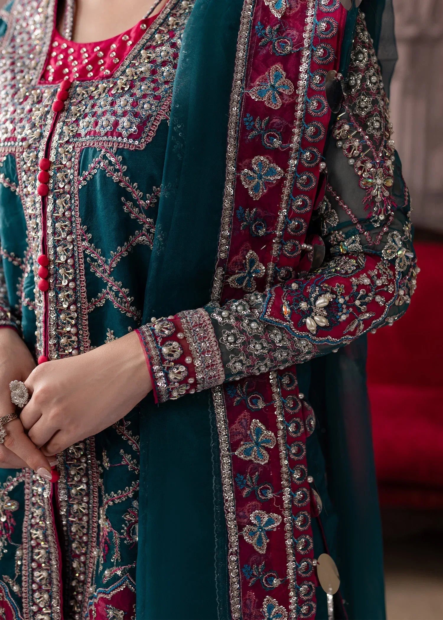Maria Osama Khan | Mystara Wedding Festive | Riva - Rang-e-Khaas