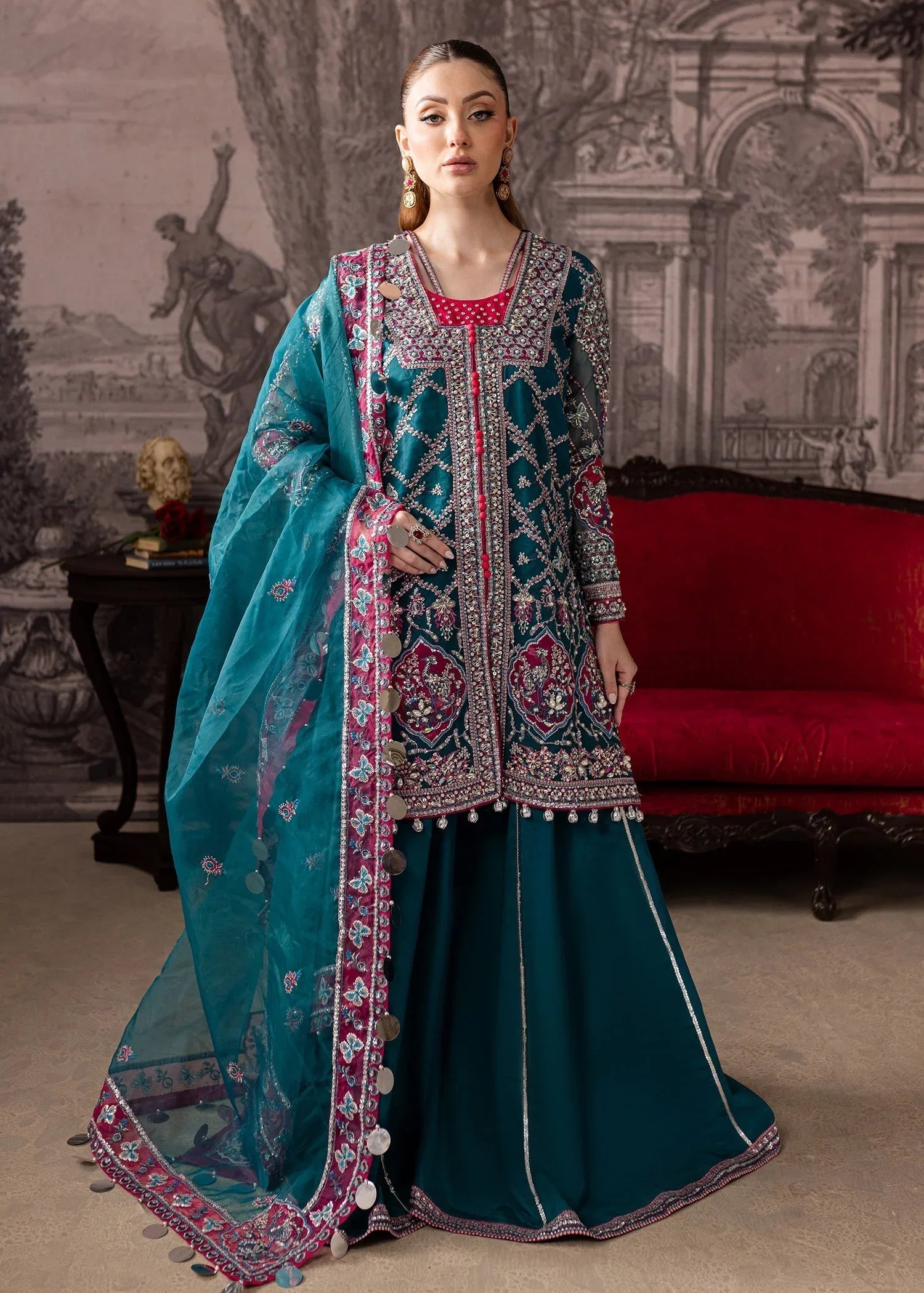 Maria Osama Khan | Mystara Wedding Festive | Riva - Rang-e-Khaas