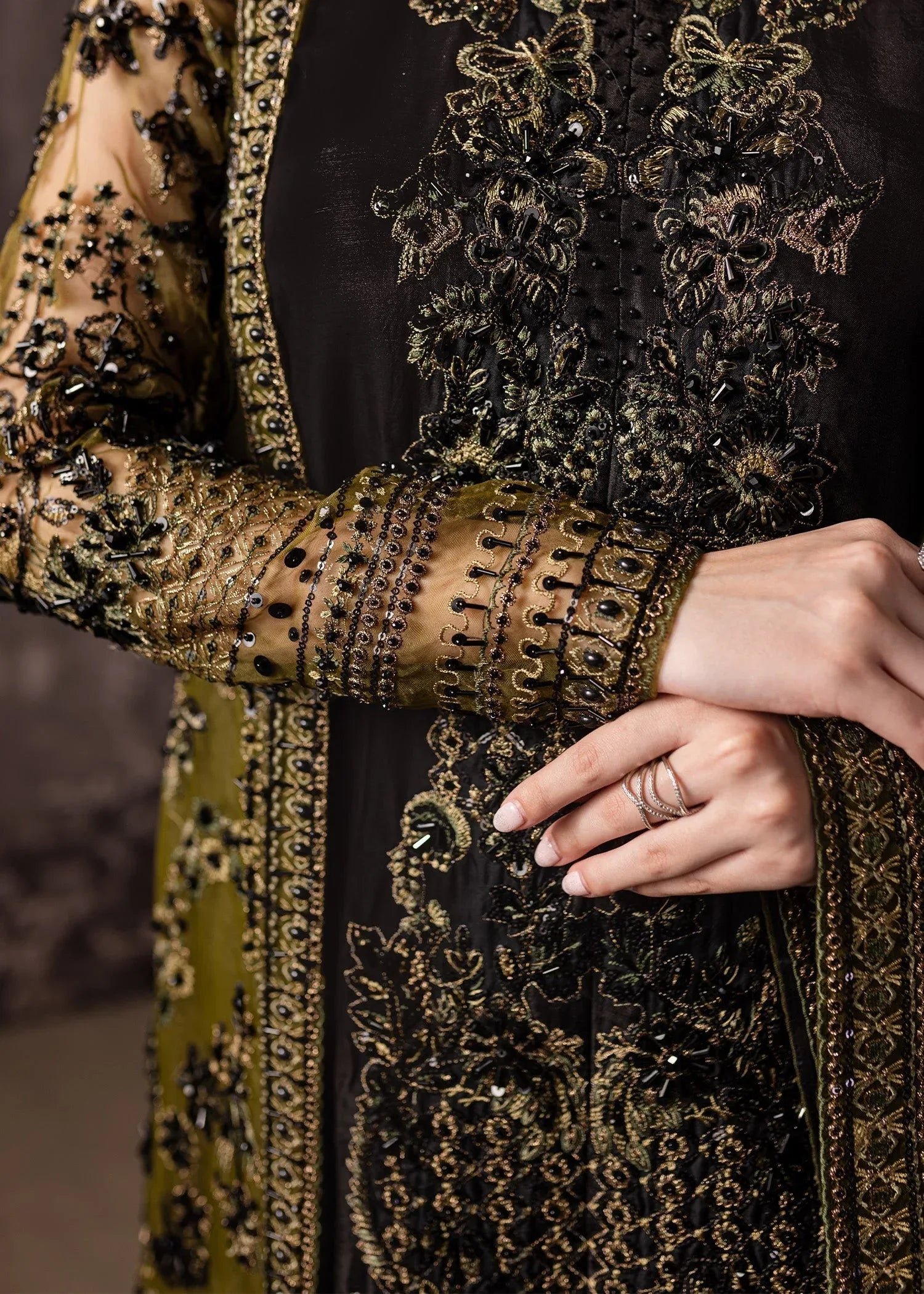 Maria Osama Khan | Mystara Wedding Festive | Storm - Rang-e-Khaas