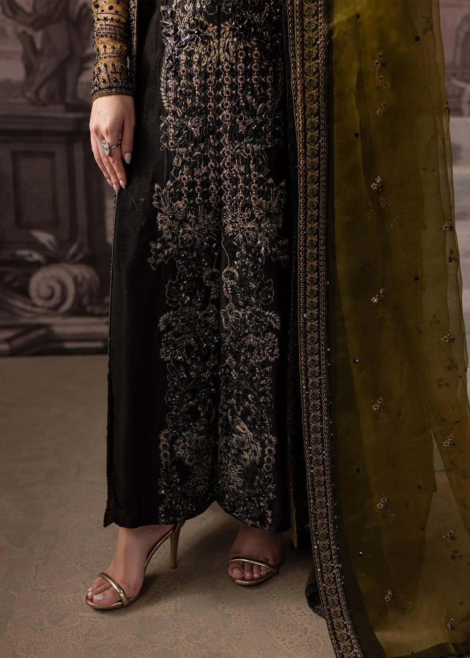 Maria Osama Khan | Mystara Wedding Festive | Storm - Rang-e-Khaas