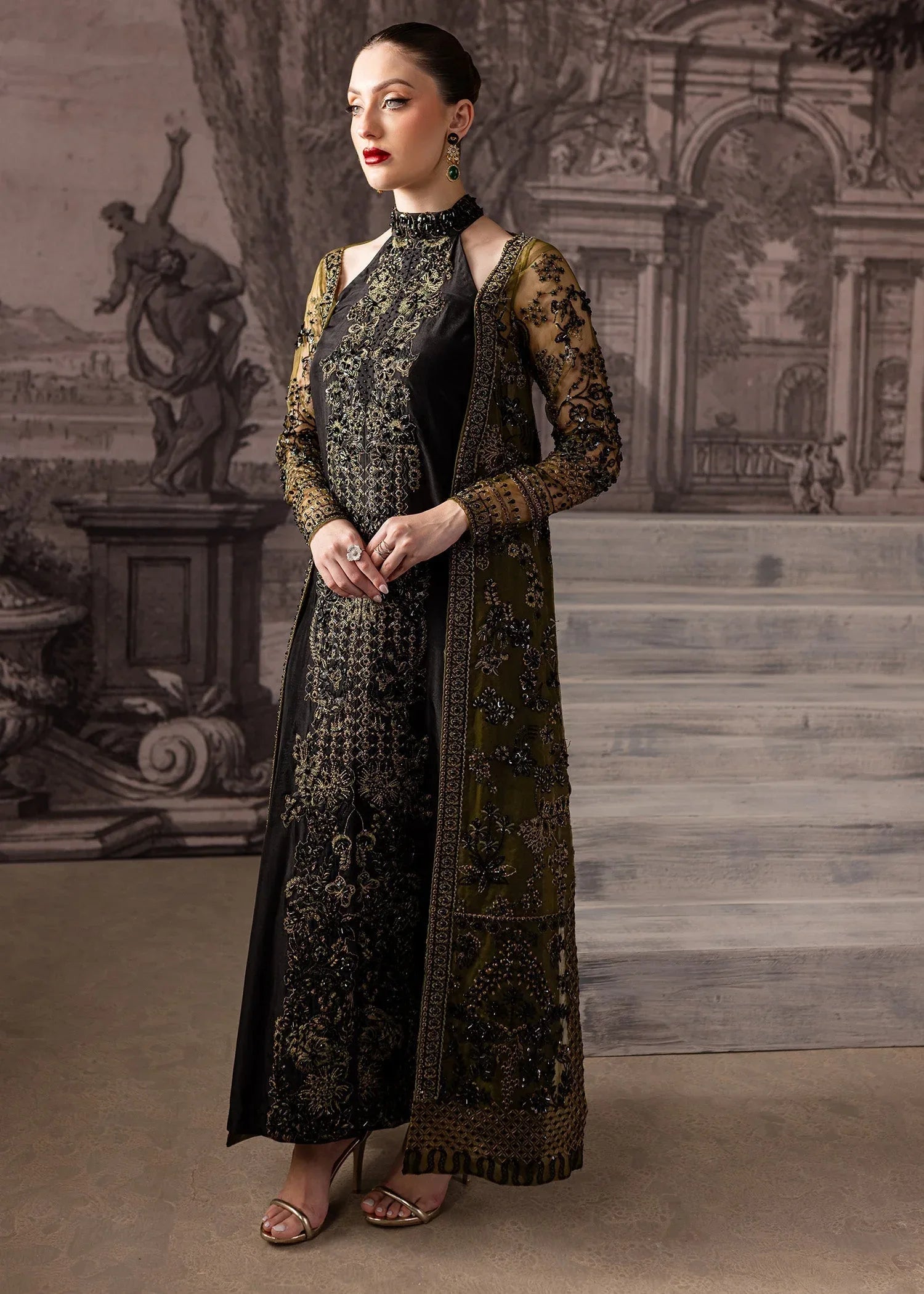 Maria Osama Khan | Mystara Wedding Festive | Storm - Rang-e-Khaas