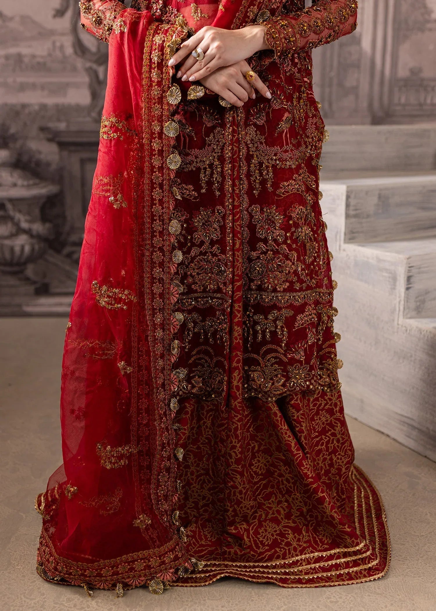Maria Osama Khan | Mystara Wedding Festive | Vanta - Rang-e-Khaas