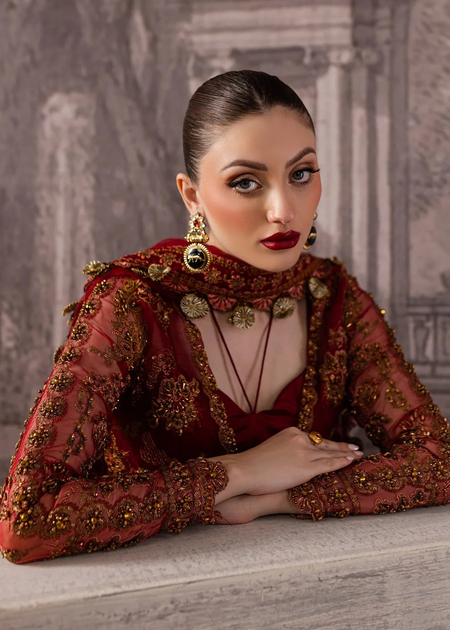 Maria Osama Khan | Mystara Wedding Festive | Vanta - Rang-e-Khaas