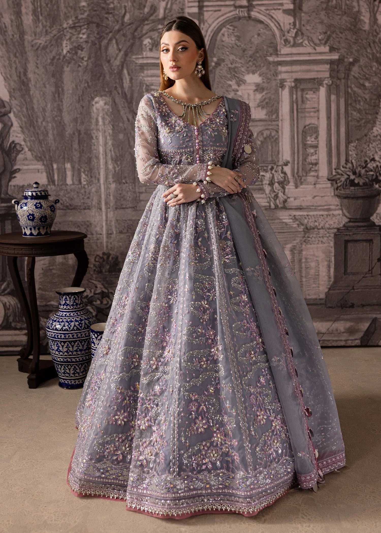 Maria Osama Khan | Mystara Wedding Festive | Lyra - Rang-e-Khaas