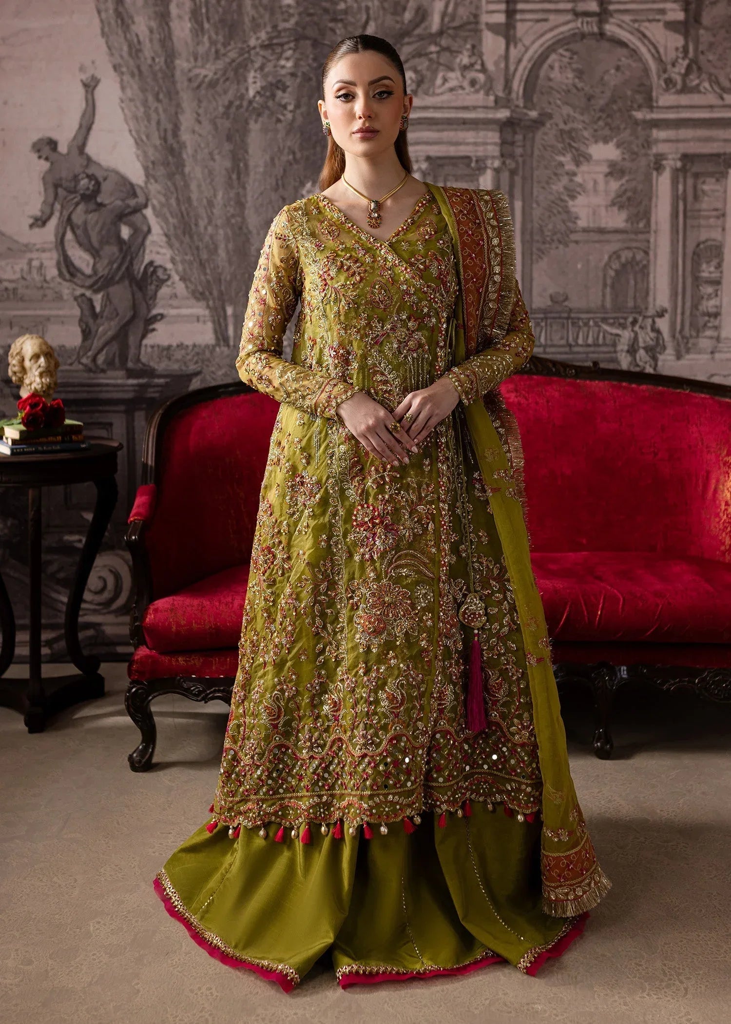 Maria Osama Khan | Mystara Wedding Festive | Noir - Rang-e-Khaas