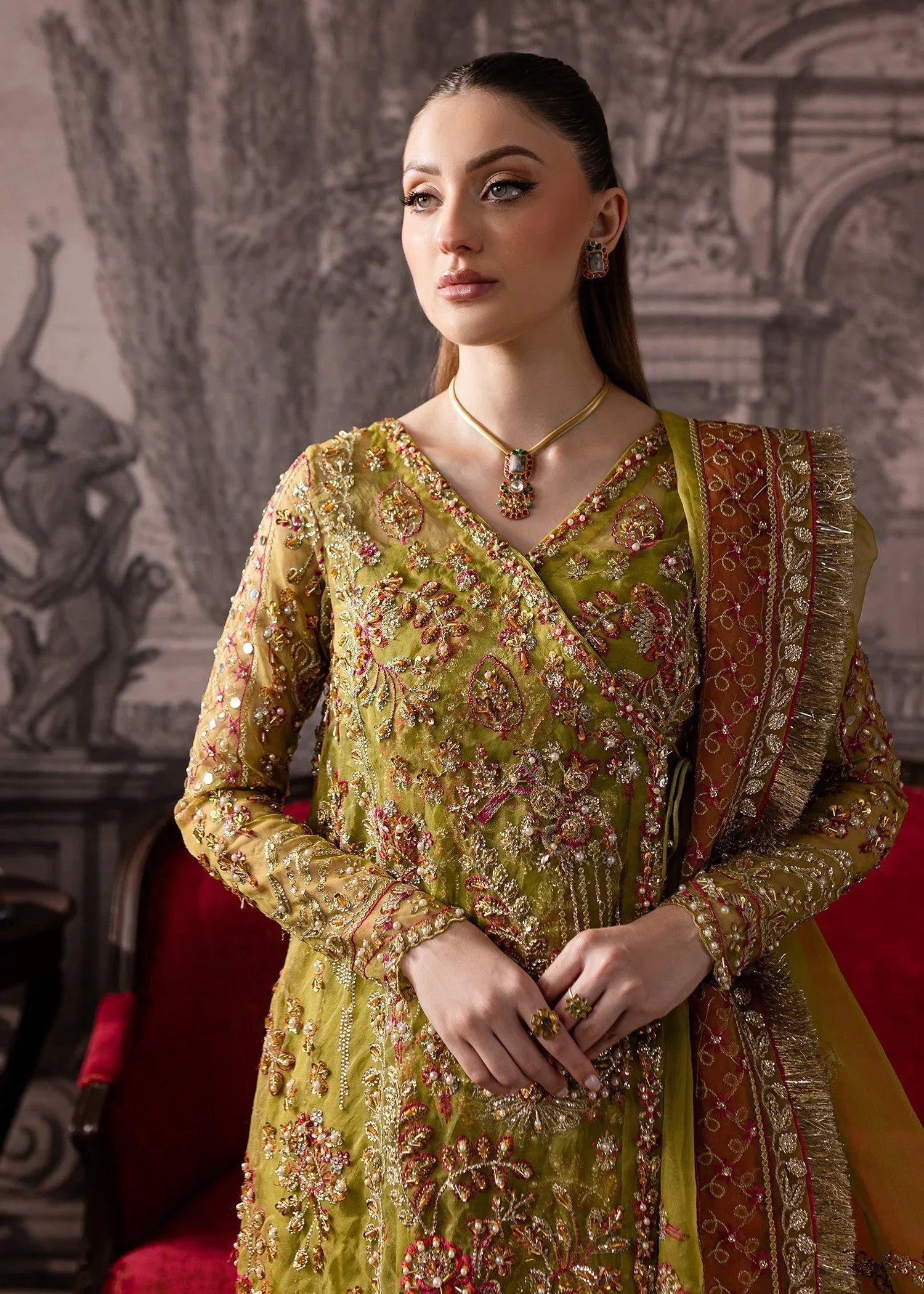 Maria Osama Khan | Mystara Wedding Festive | Noir - Rang-e-Khaas