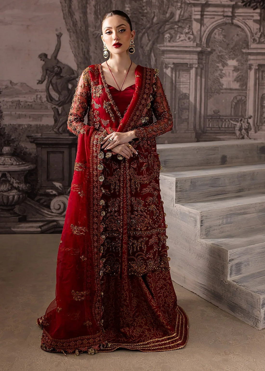 Maria Osama Khan | Mystara Wedding Festive | Vanta - Rang-e-Khaas