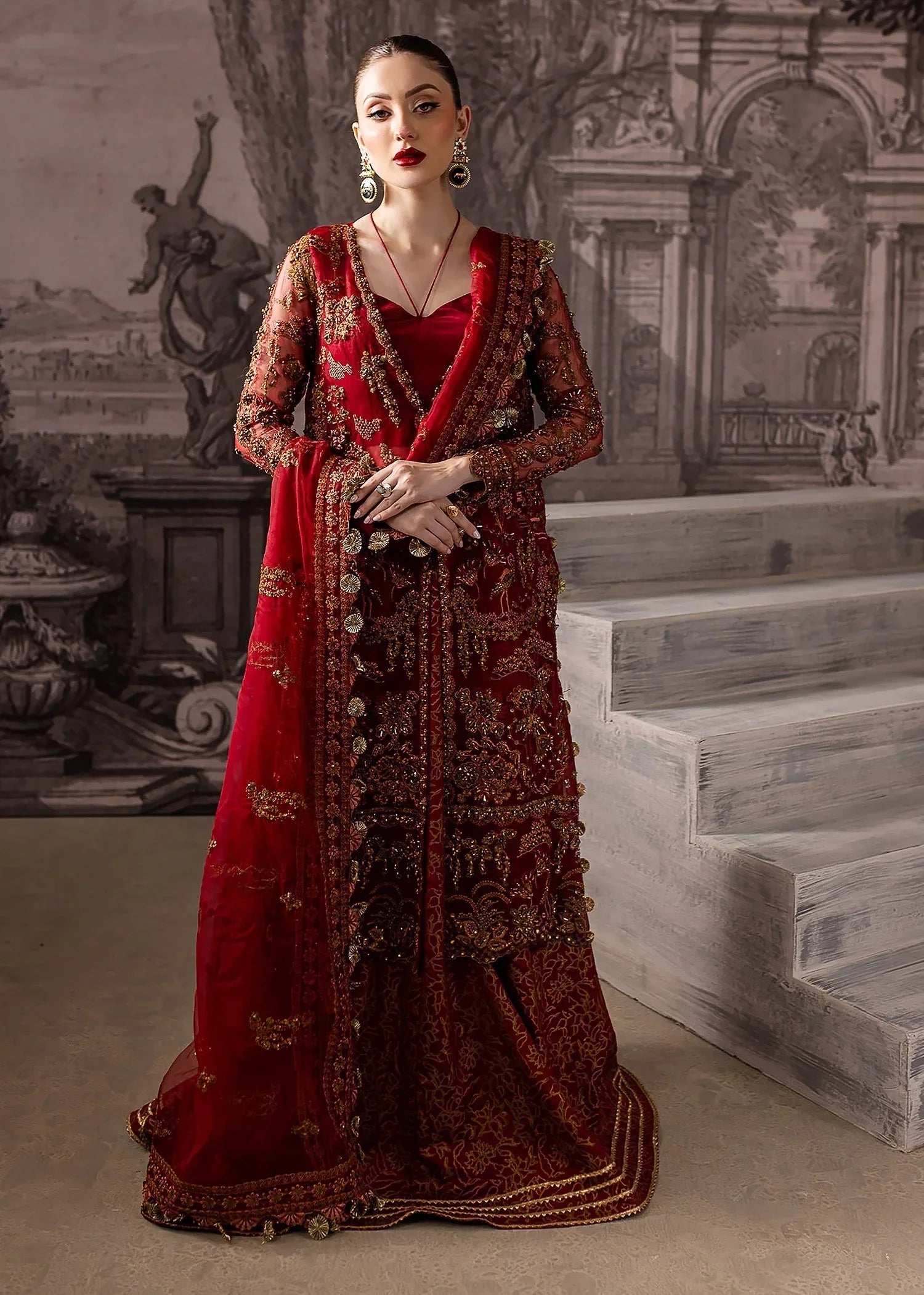 Maria Osama Khan | Mystara Wedding Festive | Vanta - Rang-e-Khaas
