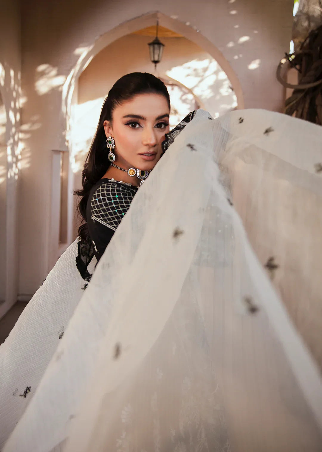 Maria Osama Khan | Rang e Noor Eid Edit | Neel Kamal-Black - Rang-e-Khaas