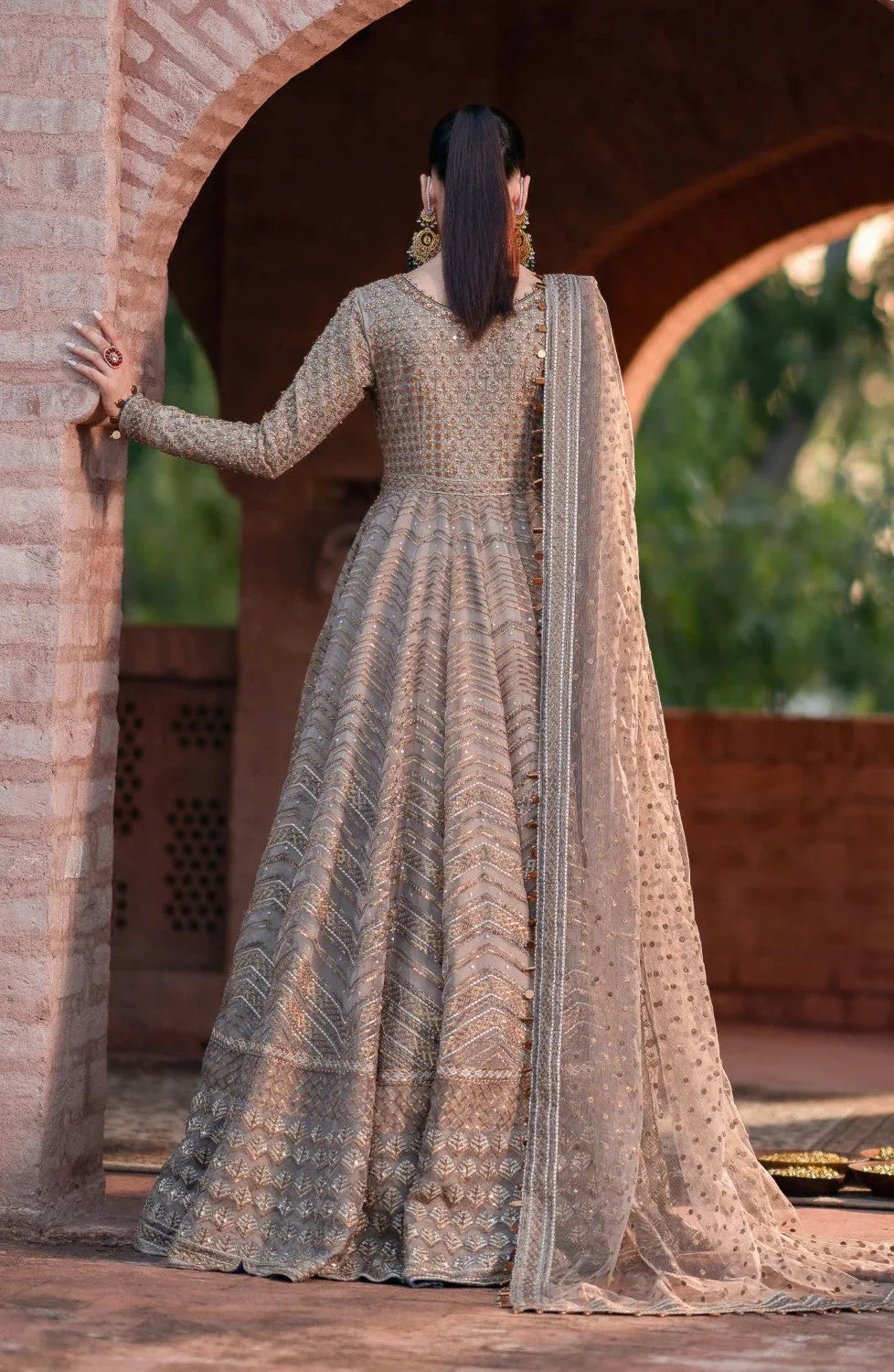 Maryum N Maria | Gul Posh Wedding Formals | SHEHAR BANO - MS40063 - Rang-e-Khaas