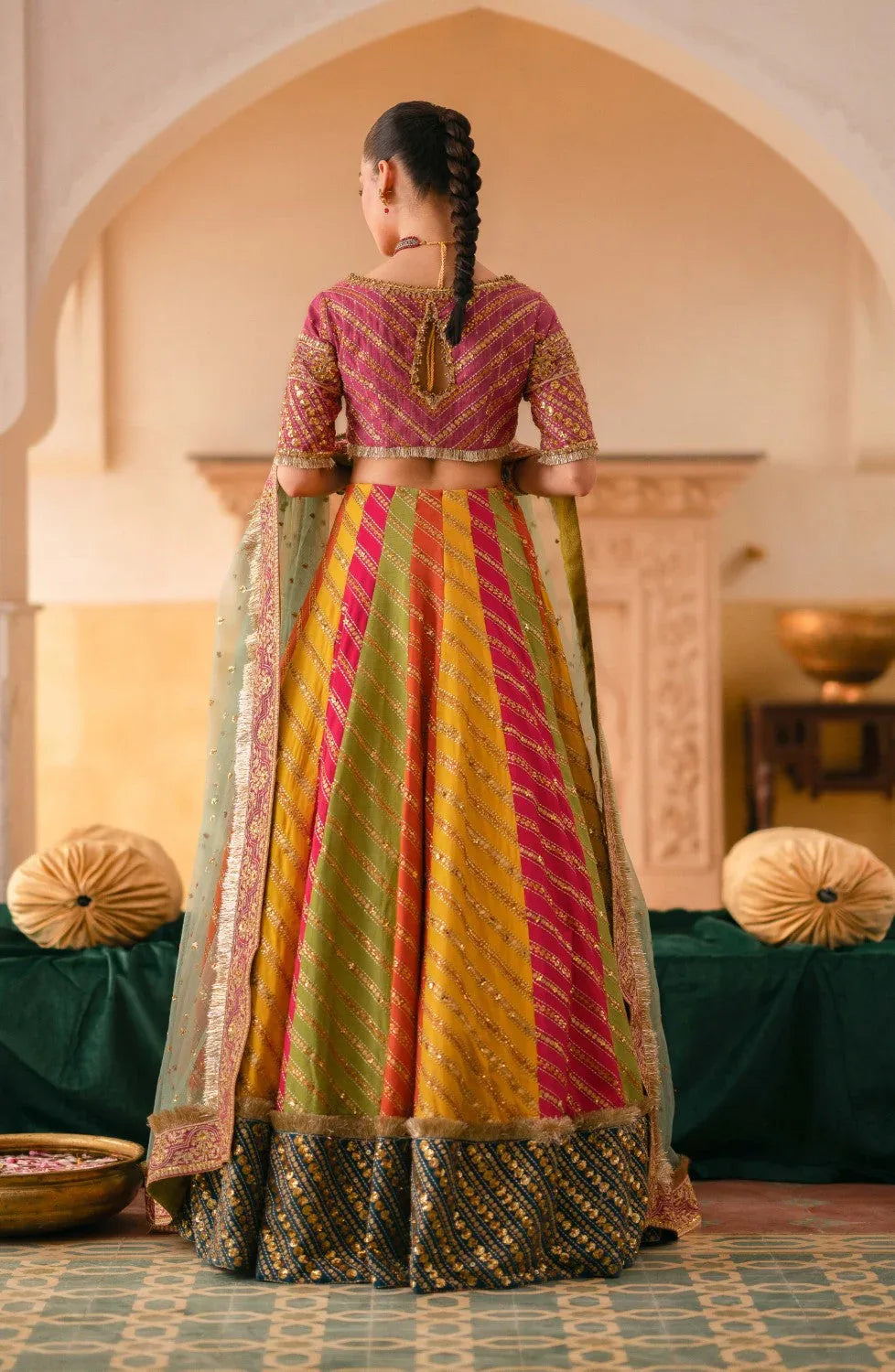 Maryum N Maria | Gul Posh Wedding Formals | SITARA BEGUM - MS40064 - Rang-e-Khaas