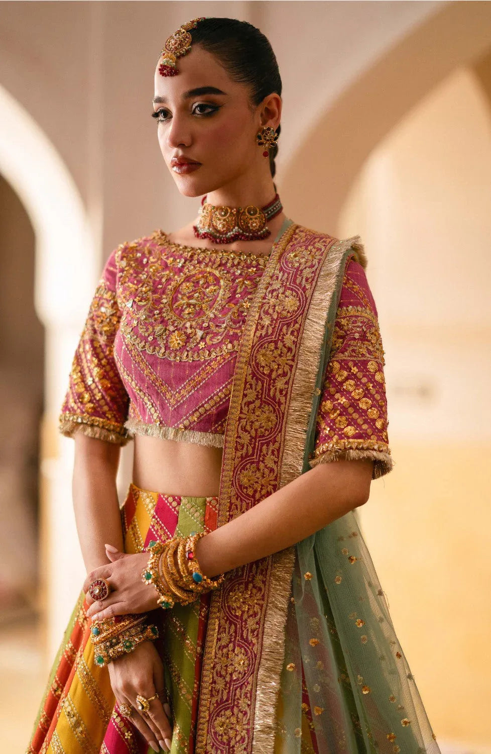 Maryum N Maria | Gul Posh Wedding Formals | SITARA BEGUM - MS40064 - Rang-e-Khaas