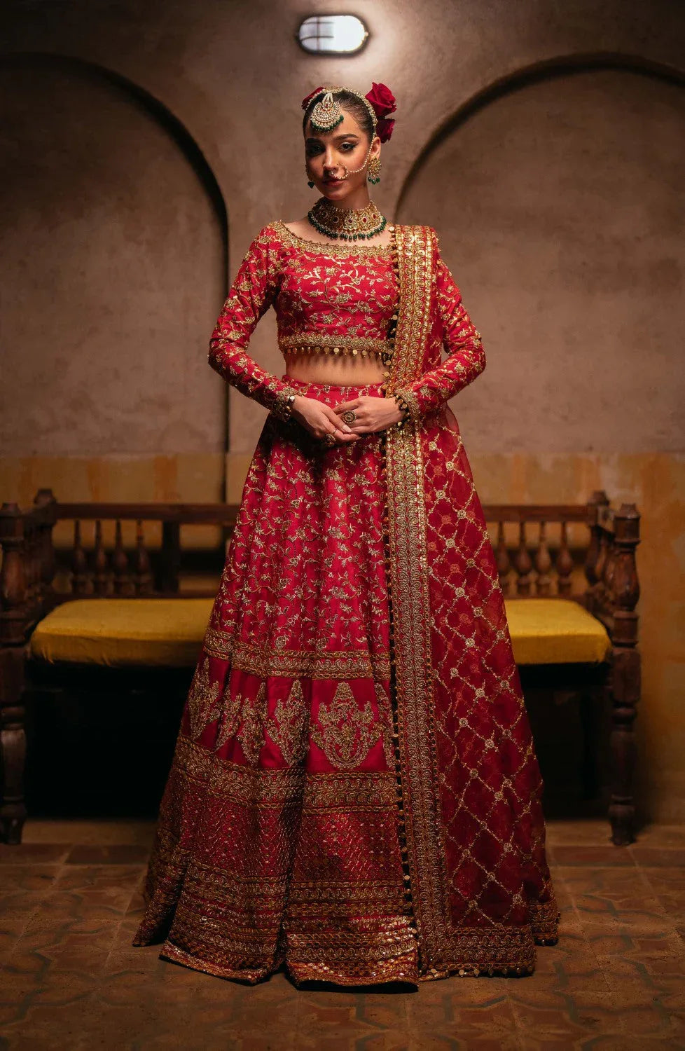 Maryum N Maria | Gul Posh Wedding Formals | ZAIB UN NISA - MS40065 - Rang-e-Khaas
