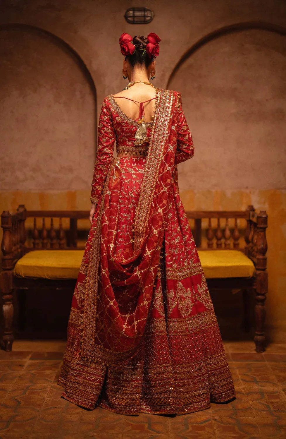 Maryum N Maria | Gul Posh Wedding Formals | ZAIB UN NISA - MS40065 - Rang-e-Khaas