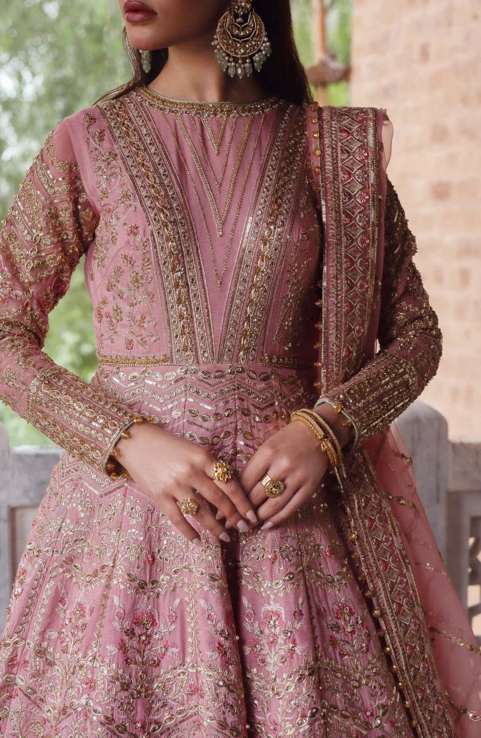 Maryum N Maria | Gul Posh Wedding Formals | MEHER UN NISA - MS40061 - Rang-e-Khaas