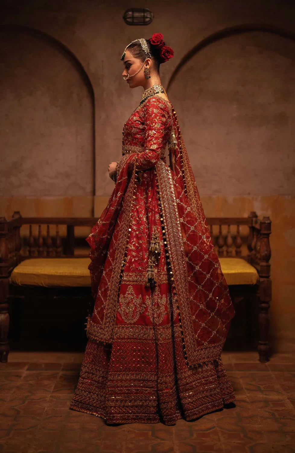 Maryum N Maria | Gul Posh Wedding Formals | ZAIB UN NISA - MS40065 - Rang-e-Khaas