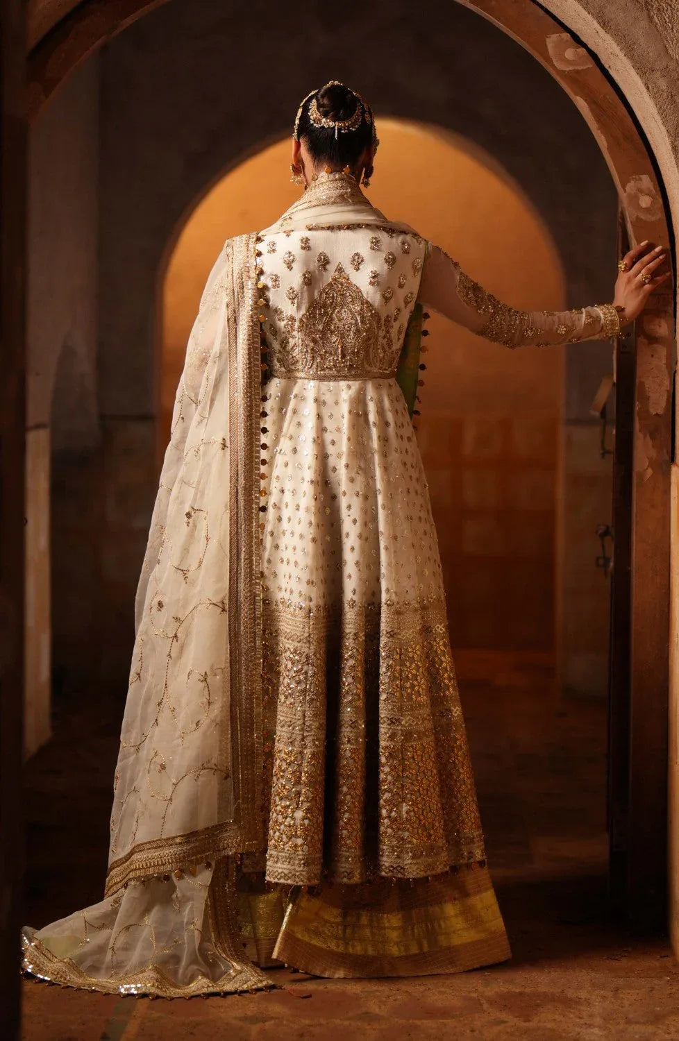 Maryum N Maria | Gul Posh Wedding Formals | Chand Bali - MS40066 - Rang-e-Khaas