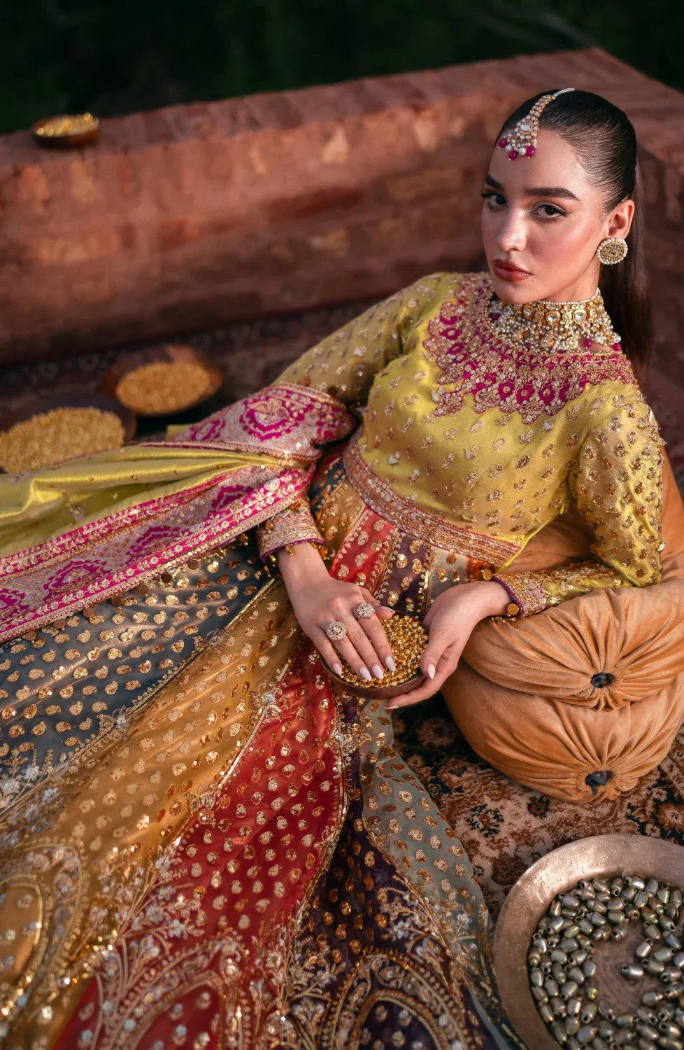 Maryum N Maria | Gul Posh Wedding Formals | PAKEEZA - MS40069 - Rang-e-Khaas