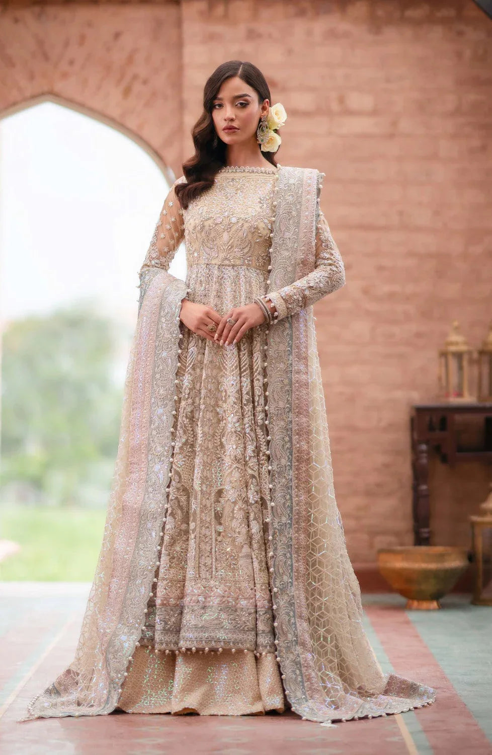 Maryum N Maria | Gul Posh Wedding Formals | ROSHANARA - MS40070 - Rang-e-Khaas