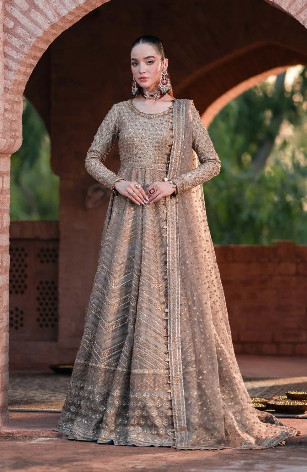 Maryum N Maria | Gul Posh Wedding Formals | SHEHAR BANO - MS40063 - Rang-e-Khaas