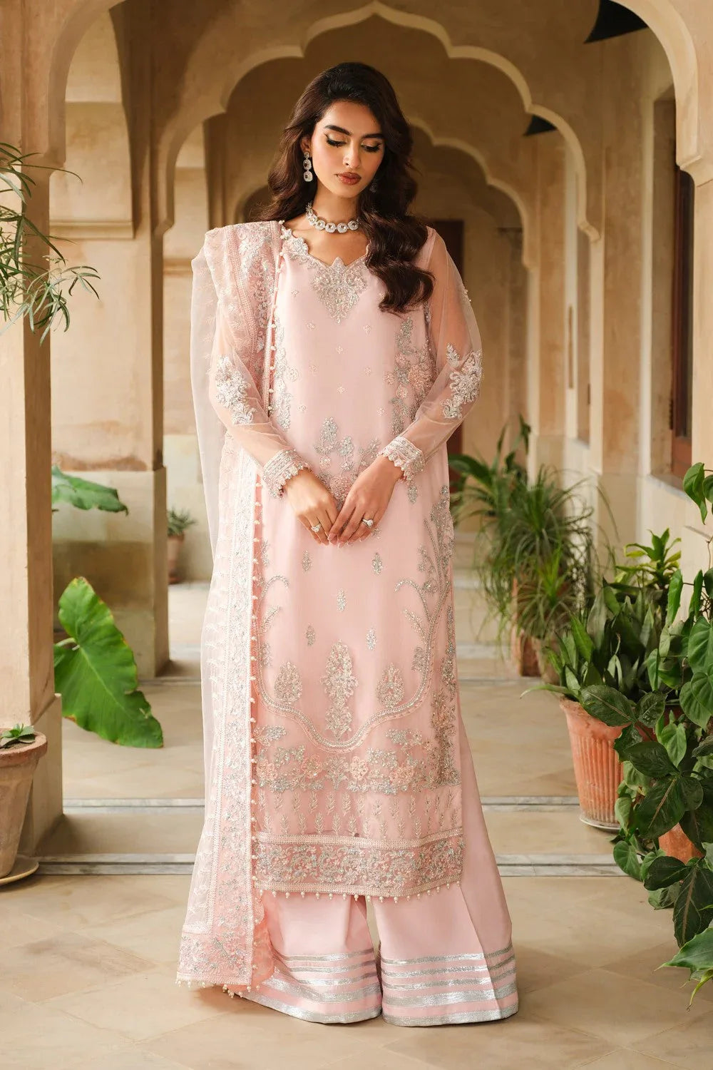 Maryum N Maria | Musk Formals |  MELINE - FS40036 - Rang-e-Khaas