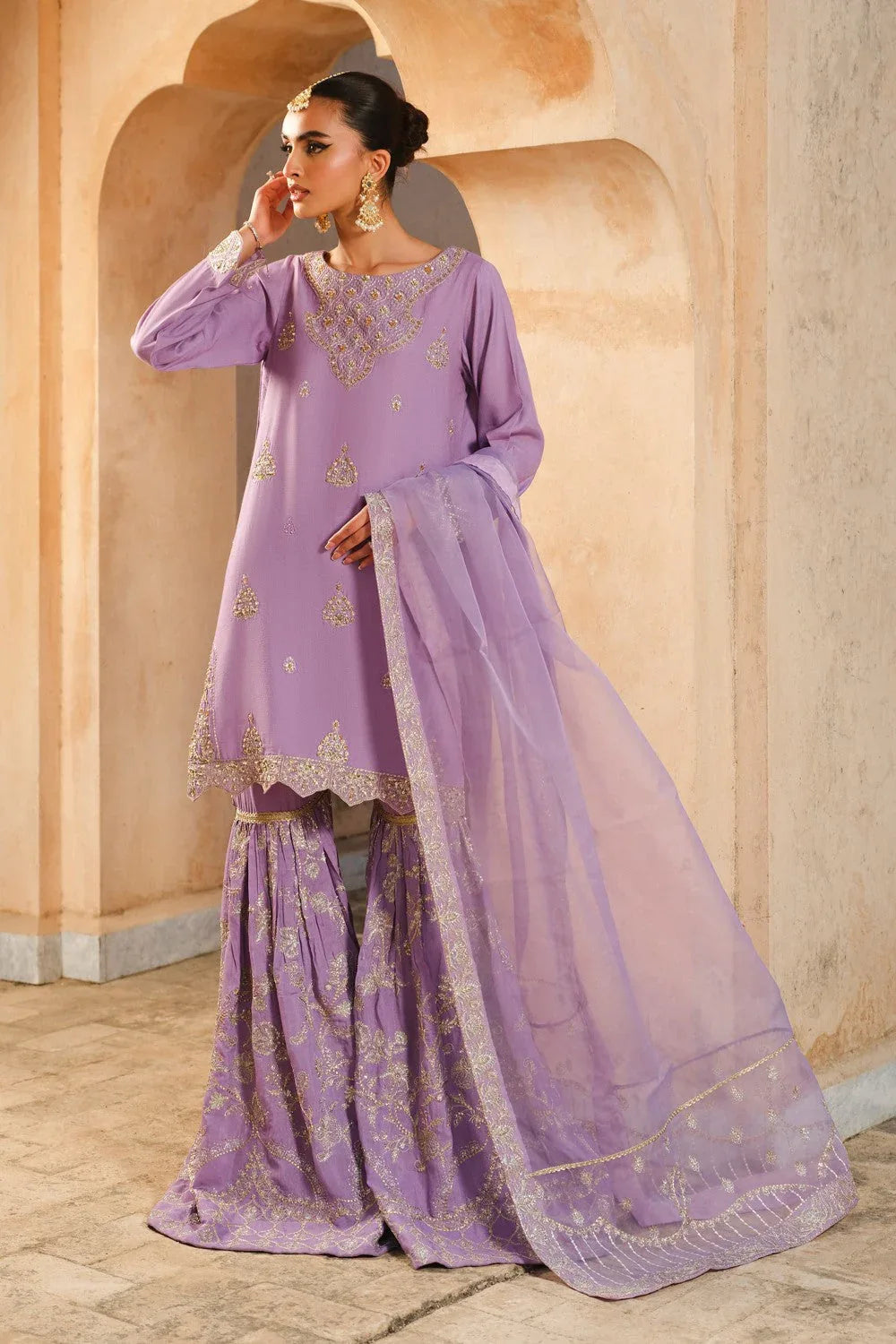 Maryum N Maria | Musk Formals |  TRESOR - FS40031 - Rang-e-Khaas
