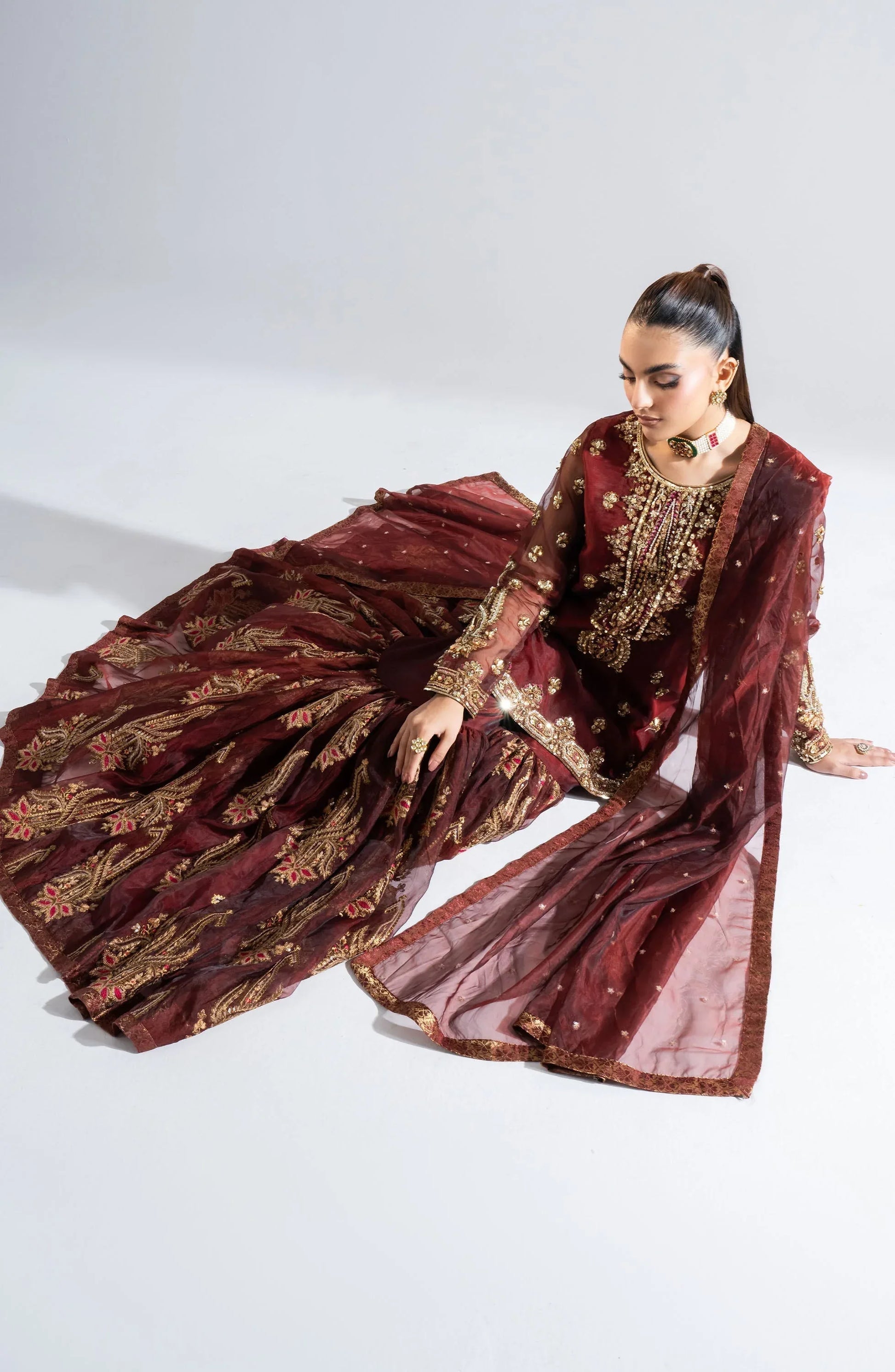 Maryum N Maria | Riwayat Wedding Formals | EROMI - MW24-553 - Rang-e-Khaas