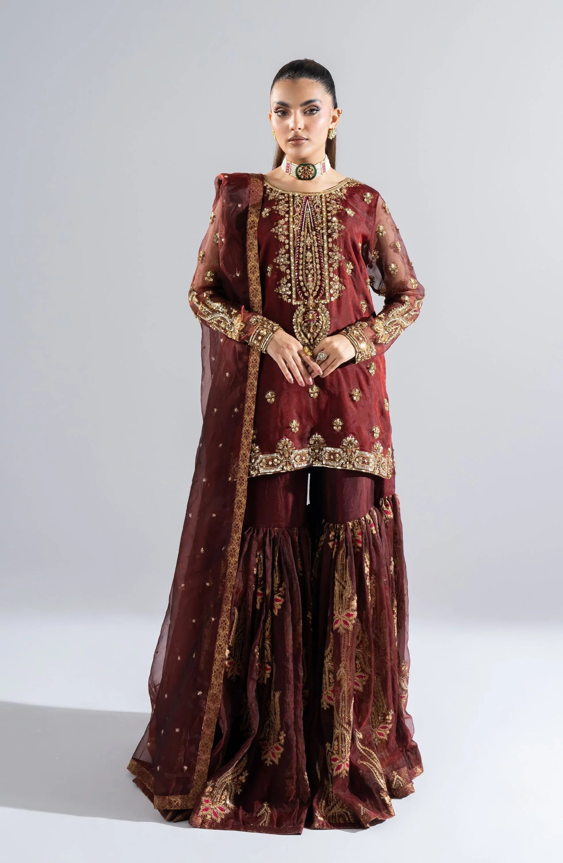 Maryum N Maria | Riwayat Wedding Formals | EROMI - MW24-553 - Rang-e-Khaas