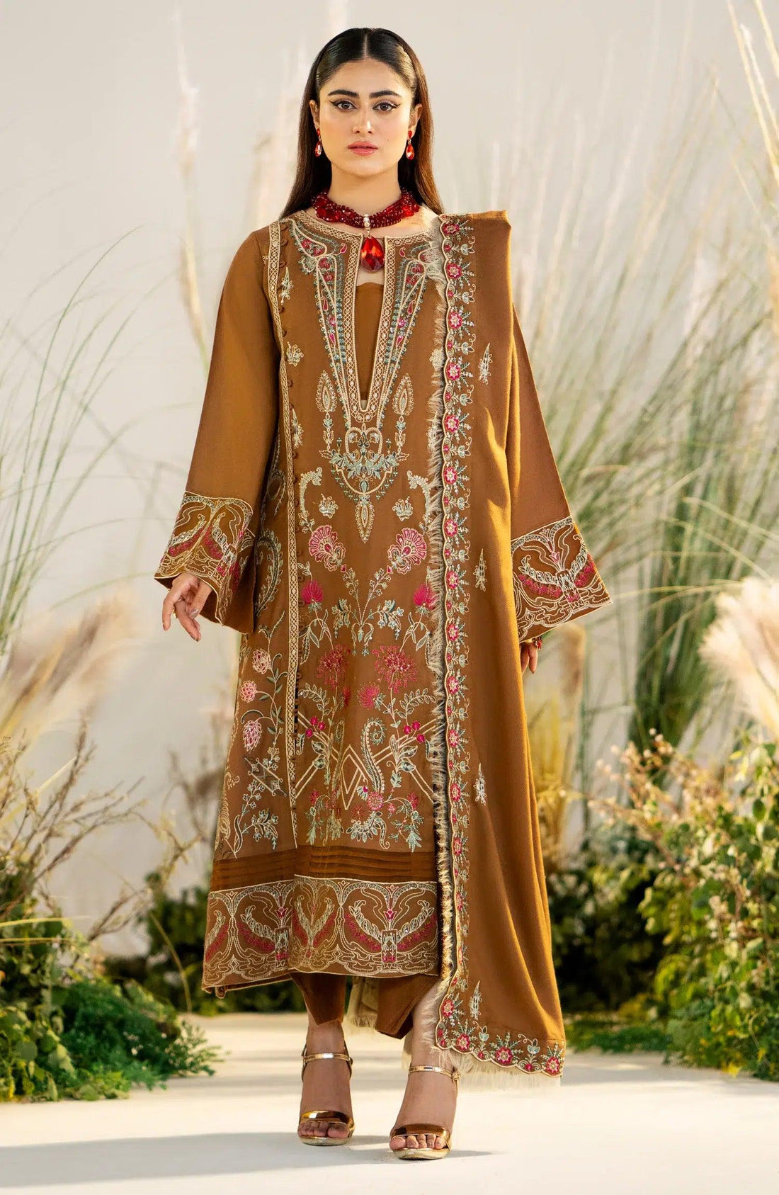 Maryum N Maria | Shehr Bano Winter 23 | HARLEEN MW23564 - Rang-e-Khaas