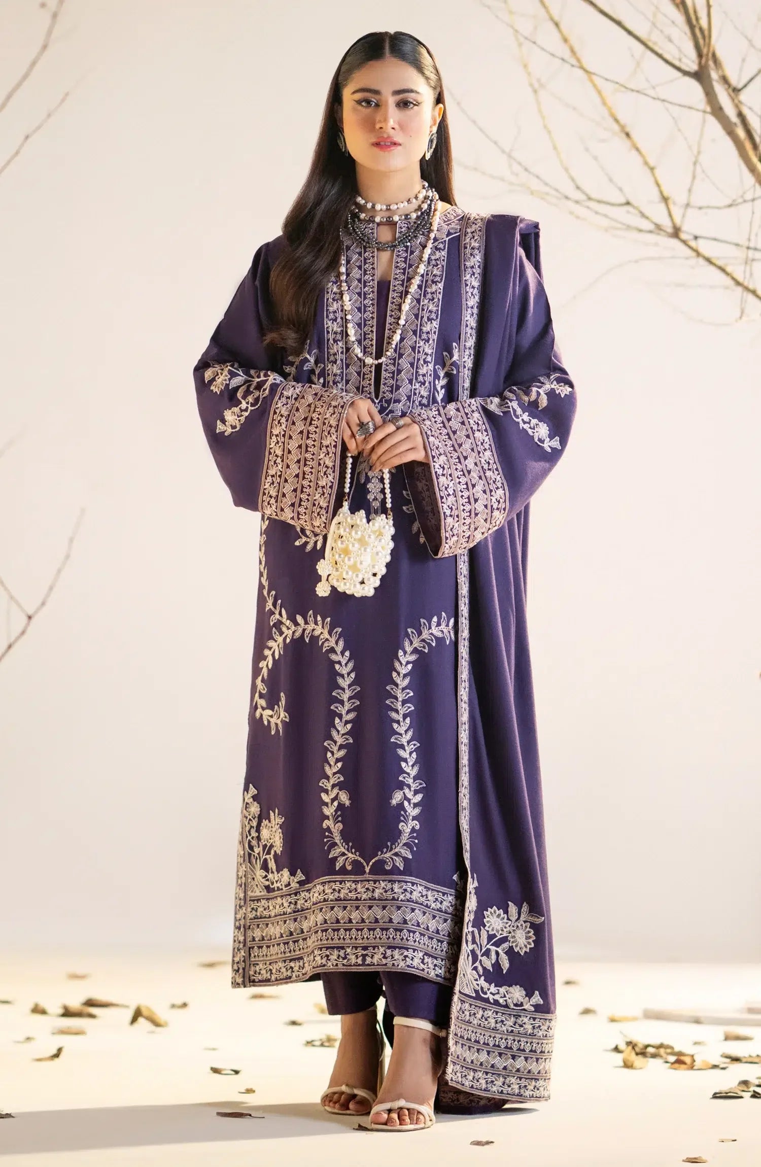 Maryum N Maria | Shehr Bano Winter 23 | - Rang-e-Khaas