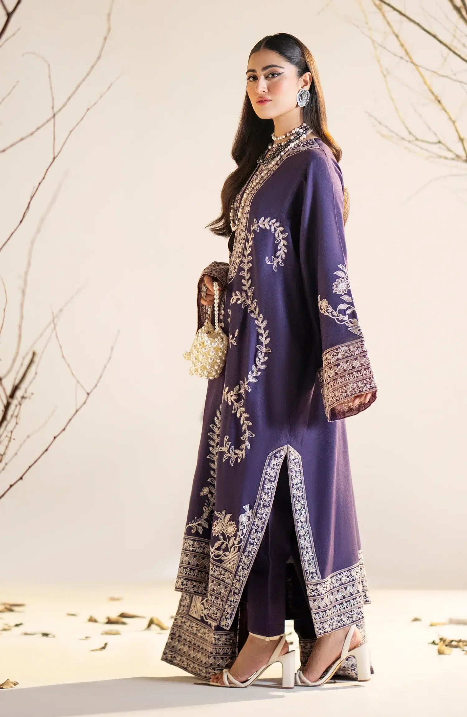 Maryum N Maria | Shehr Bano Winter 23 | - Rang-e-Khaas