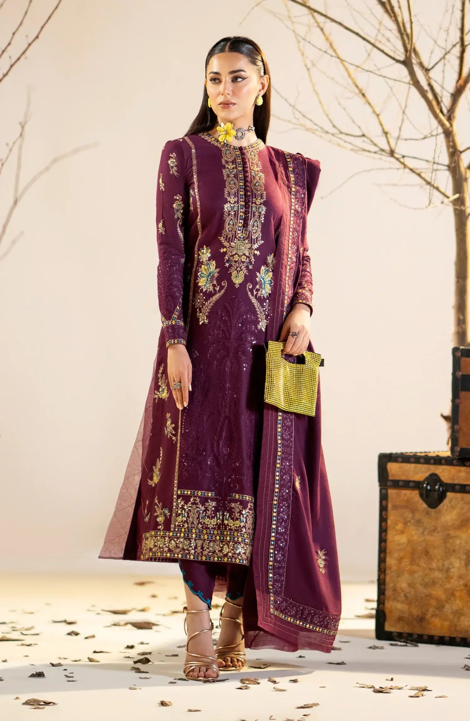 Maryum N Maria | Shehr Bano Winter 23 | JANEA MW23565 - Rang-e-Khaas