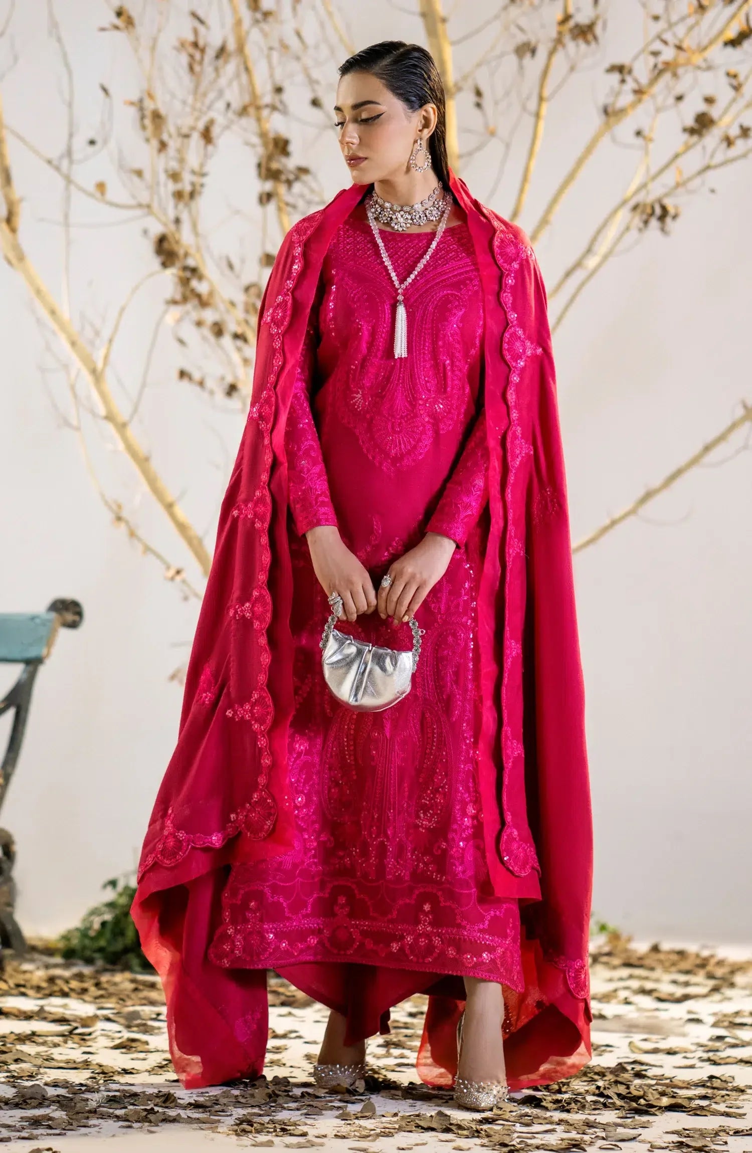 Maryum N Maria | Shehr Bano Winter 23 | HUSNA MW23554 - Rang-e-Khaas