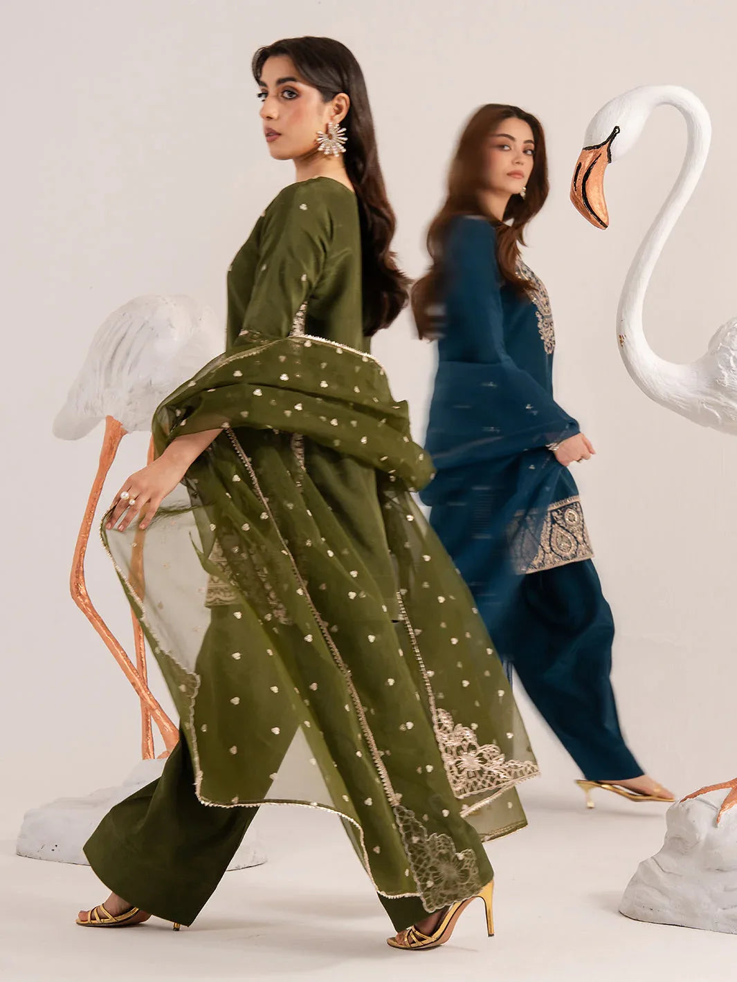 Izel | The Silk Chapter | Matcha - Rang-e-Khaas