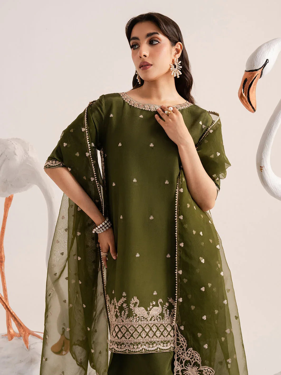 Izel | The Silk Chapter | Matcha - Rang-e-Khaas