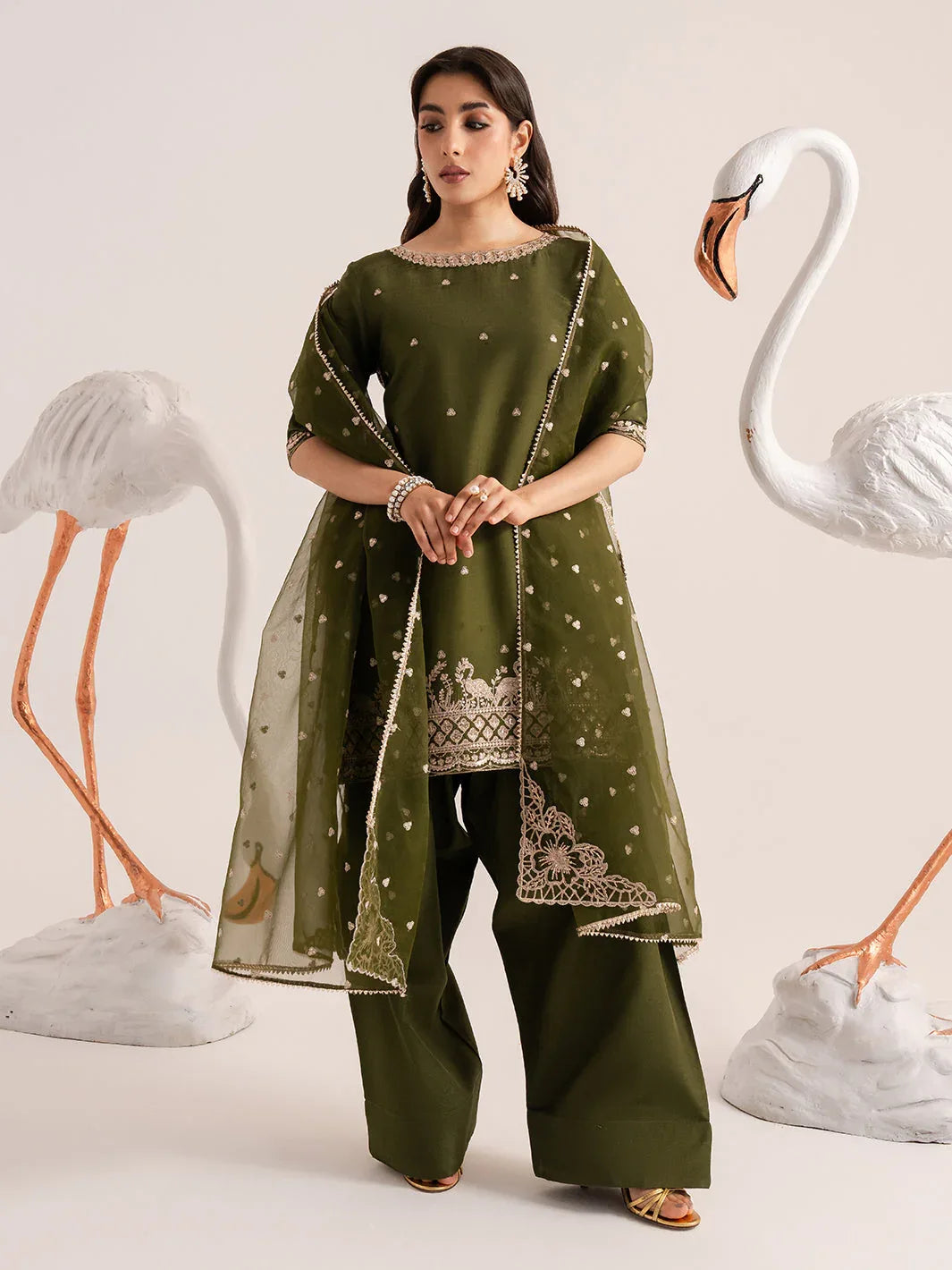 Izel | The Silk Chapter | Matcha - Rang-e-Khaas