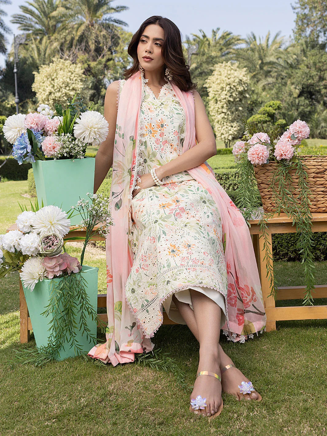 Izel | Oh Spring Lawn 25 | MEADOW - Rang-e-Khaas