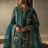 Hayat by Afrozeh Embroidered Organza 3Pc Suit AFH-24-09 MEERUB