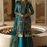 Hayat by Afrozeh Embroidered Organza 3Pc Suit AFH-24-09 MEERUB