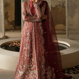 Hayat by Afrozeh Embroidered Organza 3Pc Suit AFH-24-04 MEHREEN