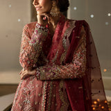 Hayat by Afrozeh Embroidered Organza 3Pc Suit AFH-24-04 MEHREEN