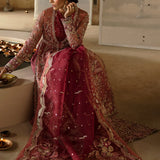 Hayat by Afrozeh Embroidered Organza 3Pc Suit AFH-24-04 MEHREEN