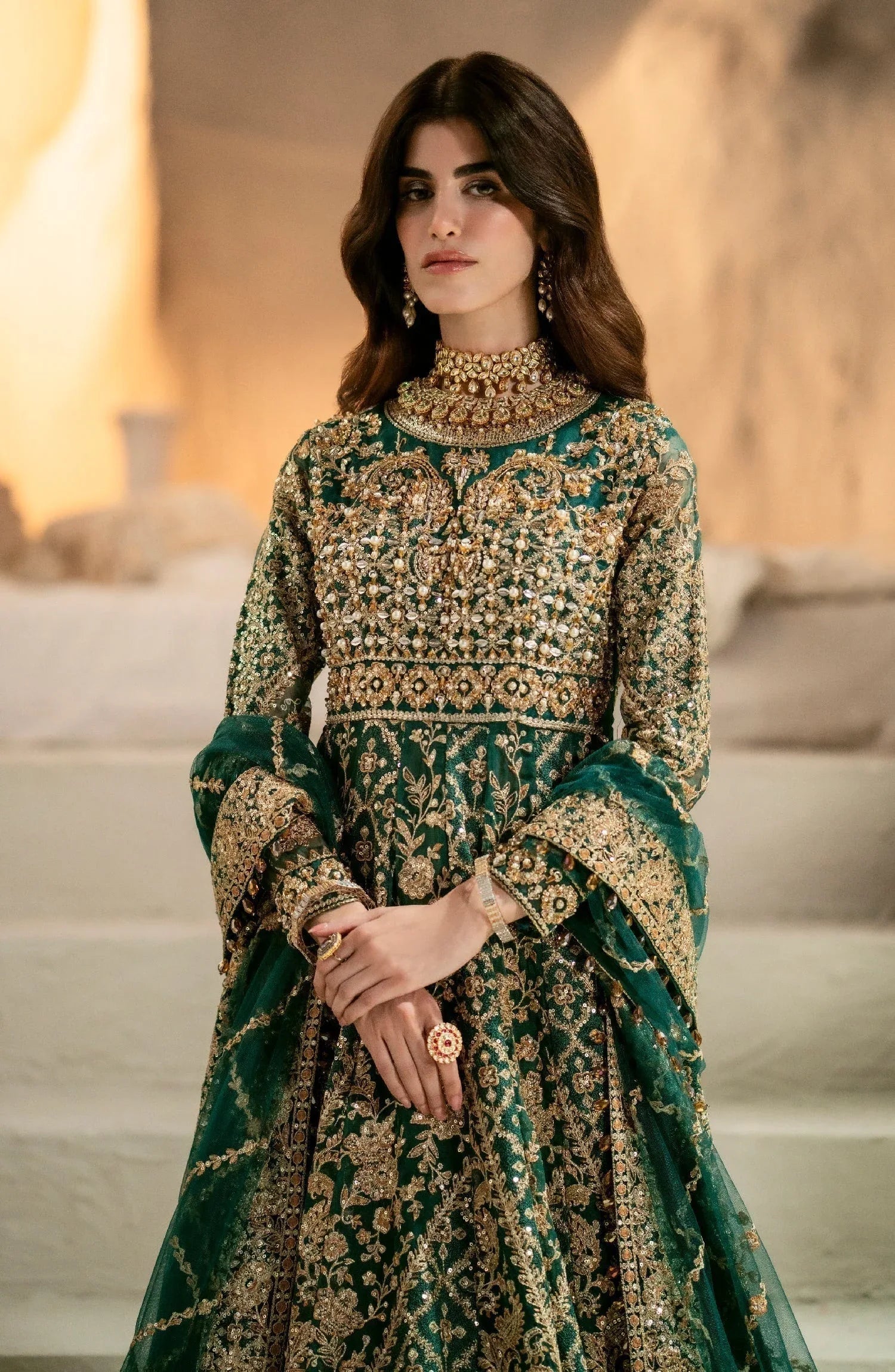 Maryum N Maria | Mehr o Maah Bridals | MW23-536-Anippe - Rang-e-Khaas